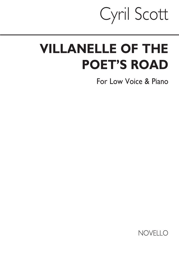 Villanelle Of The Poet's Road Op74 No.5